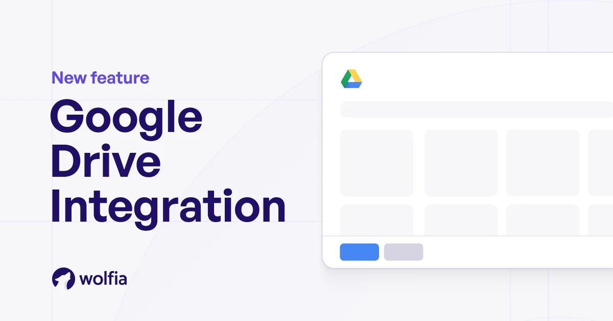 Google Drive integration for streamlined questionnaire workflows