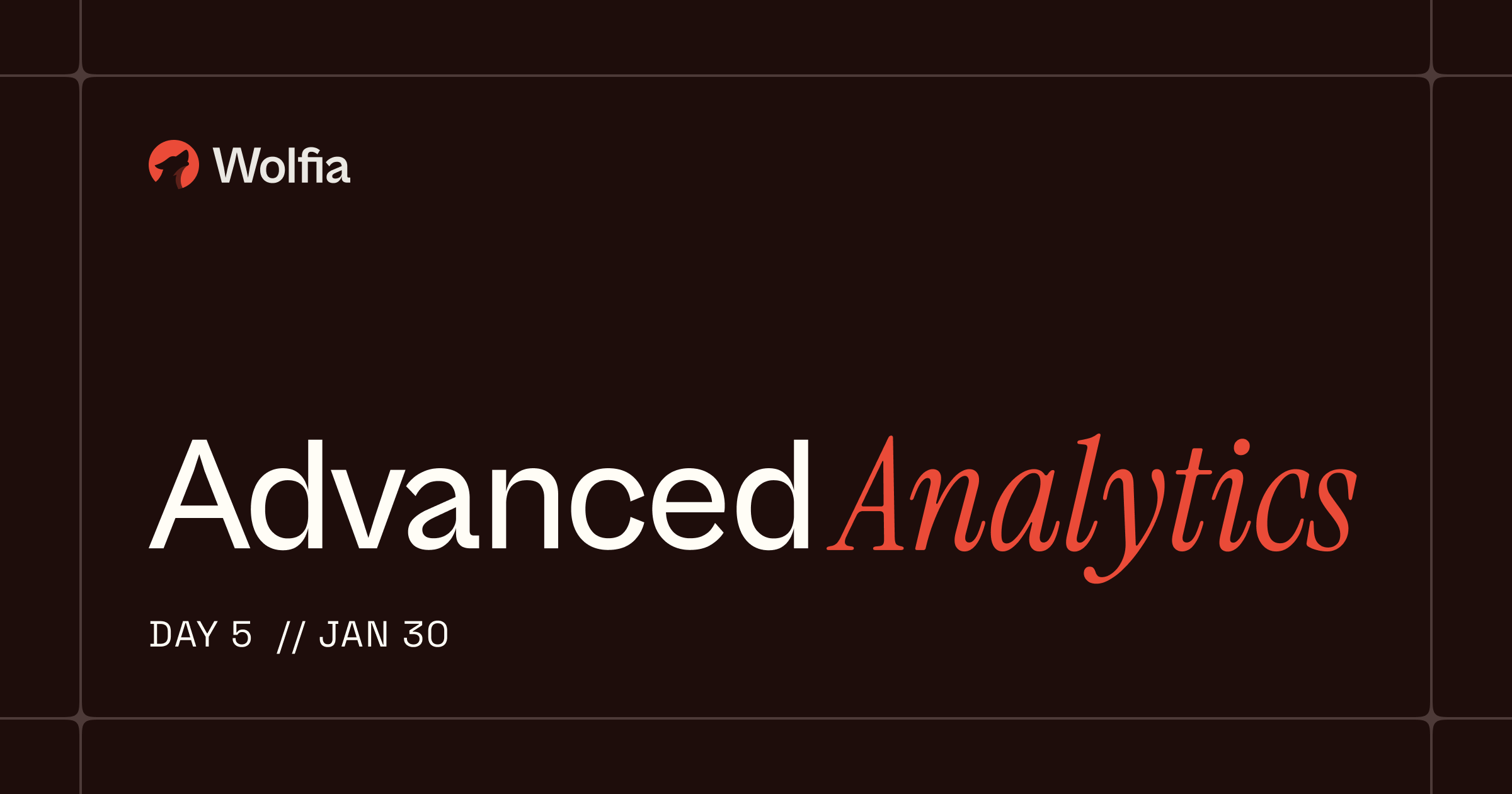 Advanced Analytics for Security, GRC, and Sales