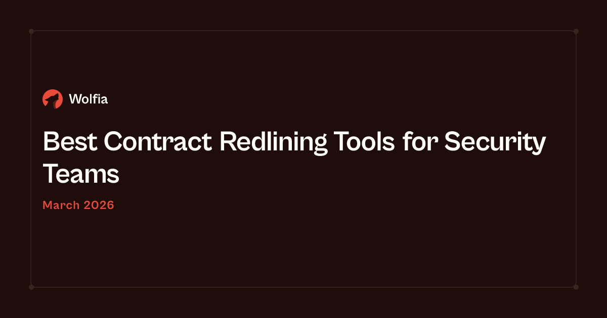Best Contract Redlining Tools for Security Teams in March 2026