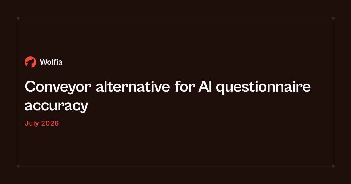 Conveyor alternative for AI questionnaire accuracy
