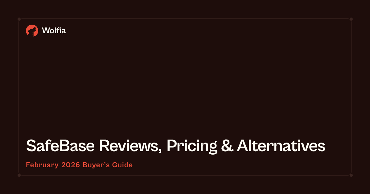 SafeBase Reviews, Pricing & Competing Options (February 2026)