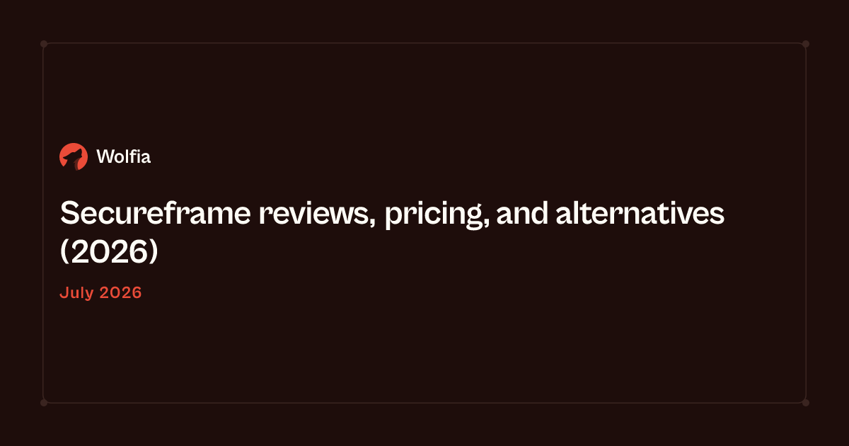 Secureframe reviews, pricing, and alternatives (2026)
