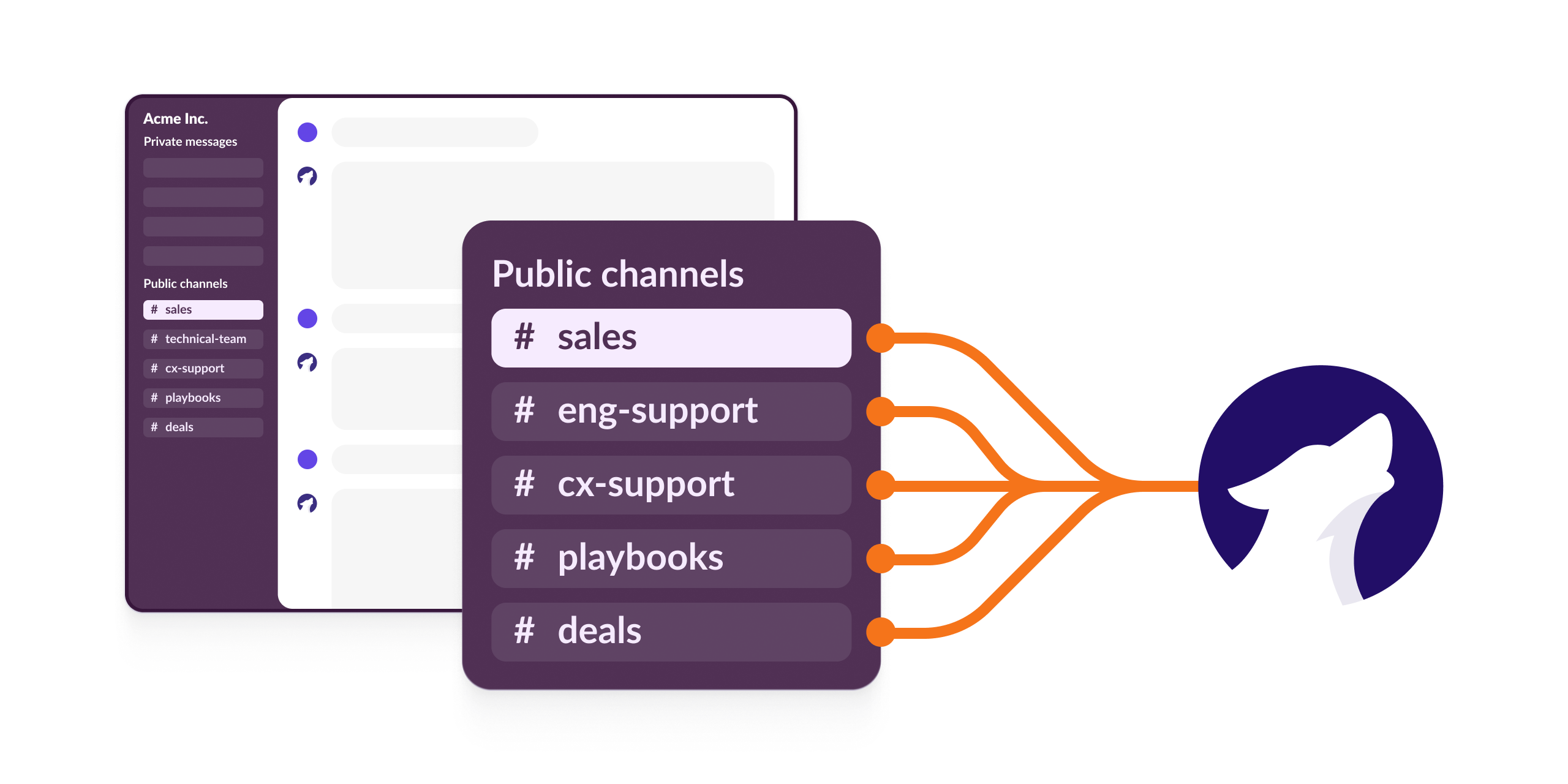 Slack agent public channel ingestion